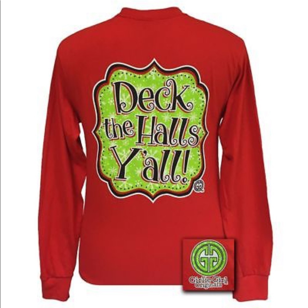 Deck the Halls Y’all! Long Sleeve T-shirt